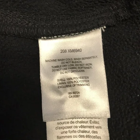 Columbia Mens Black 1/4 Zip 100% Polyester Lightweight Pullover Jacket Size M - Picture 6 of 6